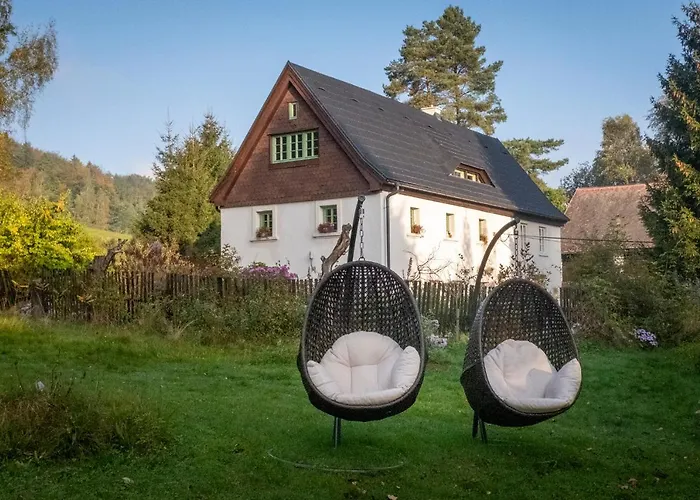 Enjoy Cozy Romance Hills Forest Gardens Views Sauna Whirlpool Bath 公寓 Jablonné v Podještědí