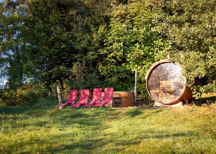 Enjoy Cozy Romance Hills Forest Gardens Views Sauna Whirlpool Bath 公寓 Jablonné v Podještědí
