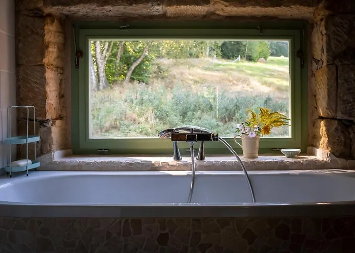 公寓 Enjoy Cozy Romance Hills Forest Gardens Views Sauna Whirlpool Bath Jablonné v Podještědí